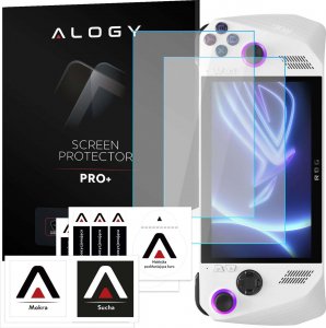 Alogy 2x Szkło hartowane do Asus ROG Ally na ekran konsoli Alogy Screen Protector Pro+ 9H 1
