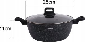 Klausberg GARNEK MARMURKOWY KLAUSBERG 28cm 5,7L KB-7672 7