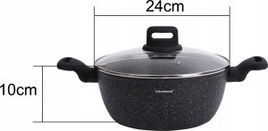 Klausberg GARNEK MARMURKOWY KLAUSBERG 24cm 3,7L KB-7671 7