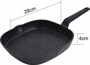 Patelnia Klausberg grillowa 28cm 7
