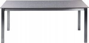 Beliani Stół ogrodowy szklany 180 x 90 cm czarny COSOLETO 6