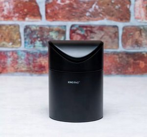 KingHoff STALOWY MINI KOSZ NA ŚMIECI ODPADKI KINGHOFF KH-1813 NA STÓŁ 3