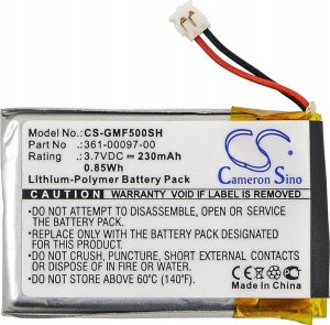 Cameron Sino Akumulator Bateria Typ 361-00097-00 Do Smartwatch Zegarek Garmin Fenix 5 6x Pro Solar Approach S60 Forerunner 935 / Cs-gmf500sh 2