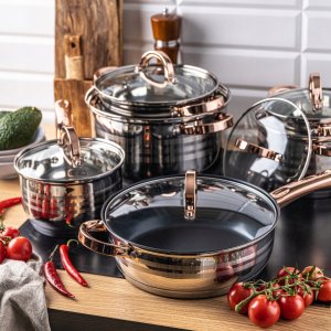 Klausberg Komplet garnków stalowych 12 elementów KB-7700 3