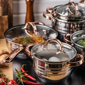 Klausberg Komplet garnków stalowych 12 elementów KB-7700 5