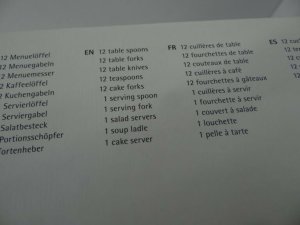 WMF WMF Besteckset Flame 66-teilig 66teilig (12 6100 6341) WMF6100 WMF 6100 5