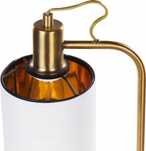 Lampa stołowa Beliani Lampa stołowa metalowa miedziana LIBERIA 5