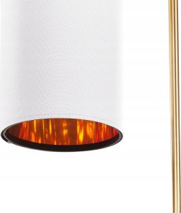 Lampa stołowa Beliani Lampa stołowa metalowa miedziana LIBERIA 6