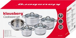 Klausberg Zestaw Garnków 9 Elementów Klausberg Kb-7695 7