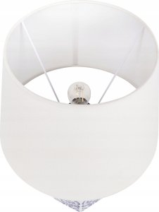 Lampa stołowa Beliani Lampa stołowa porcelanowa biało-niebieska MARCELIN 4