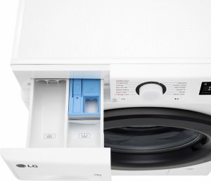Pralka LG LG | Washing Machine | F4WR513SBW | Energy efficiency class A-10% | Front loading | Washing capacity 13 kg | 1400 RPM | Depth 61.5 cm | Width 60 cm | LED | Direct drive | White 2