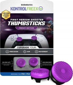 SteelSeries SteelSeries KontrolFreek Frenzy FPS, Thumbstick, PS5 & PS4 - Purple/Black 1