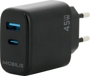 Ładowarka Mobilis WALL CHARGER - 45W - 1 USB A + 1