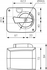 Ferro Siłownik elektryczny 230V do zaworów mieszających 3
