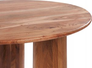 Beliani Stolik kawowy z drewna akacjowego jasny COLINA 4