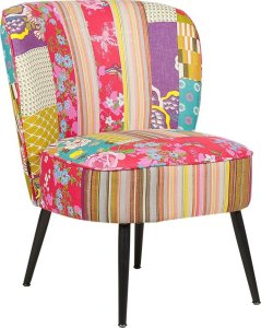 Beliani Fotel patchwork wielokolorowy VOSS Lumarko! 1