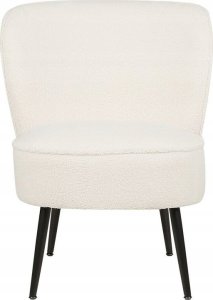 Beliani Fotel boucle biały VOSS 3