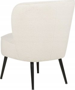 Beliani Fotel boucle biały VOSS 4