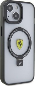 Ferrari Ferrari FEHMP15MUSCAK iPhone 15 Plus / 14 Plus 6.7" czarny/black hardcase Ring Stand 2023 Collection MagSafe 3