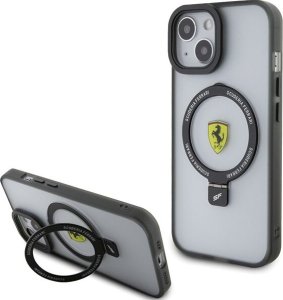 Ferrari Ferrari FEHMP15MUSCAK iPhone 15 Plus / 14 Plus 6.7" czarny/black hardcase Ring Stand 2023 Collection MagSafe 8