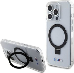 BMW BMW BMHMP15XURST iPhone 15 Pro Max 6.7" przeźroczysty/clear hardcase Ring Stand M Collection MagSafe 1