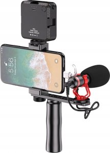 Apexel Mocowanie Rączka Ramię Grip 1/4"" Iso Na Telefon + Mikrofon Lampę Monitor / Apl-vg01 14