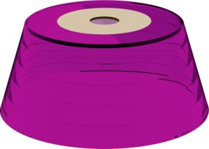 Century Lamp Cover for OPERA purple IP44 2