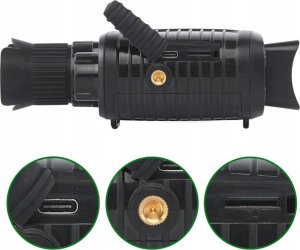 Noktowizor Apexel Monokular Noktowizor Ir Zoom 10x 24mm Ip56 Lcd 1,5"" Zdjęcia 10mp Filmy 1080p Apexel / Nv007 2