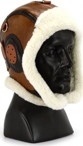 Podhale Regionals Czapka skórzana pilotka LOTNIK - ZIMA 59-60 cm (XL) 6