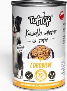 BULT TUF TUF Kawałki mięsne z drobiem dla psa puszka 415g 1