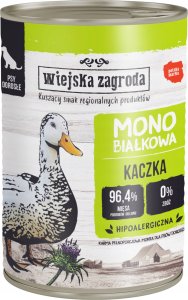 Wiejska Zagroda Wiejska Zagroda Monobiałkowa Kaczka puszka 400g 1