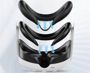 JYS Osłona Silikonowa Ochrona Nasadka Case Do Gogli Okularów Vr Meta Quest 3 /  Mq15 4