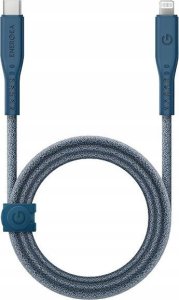 Kabel USB Energea ENERGEA kabel Flow USB-C - Lightning C94 MFI 1.5m niebieski/blue 60W 3A PD Fast Charge 1