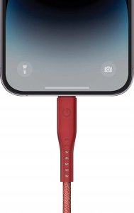 Kabel USB Energea USB-C - Lightning 1.5 m Czerwony 3