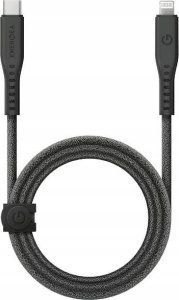 Kabel USB Energea ENERGEA kabel Flow USB-C - Lightning C94 MFI 1.5m czarny/black 60W 3A PD Fast Charge 1
