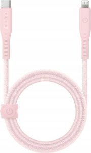Kabel USB Energea ENERGEA kabel Flow USB-C - Lightning C94 MFI 1.5m różowy/pink 60W 3A PD Fast Charge 1