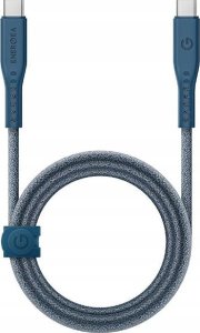 Kabel USB Energea ENERGEA kabel Flow USB-C - USB-C 1.5m niebieski/blue 240W 5A PD Fast Charge 1