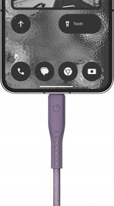 Kabel USB Energea USB-C - USB-C 1.5 m Fioletowy 4