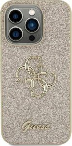 Guess Etui Guess GUHCS23FEHG4SGD Samsung Galaxy S23 FE hardcase Glitter Script Big 4G złoty/gold 1