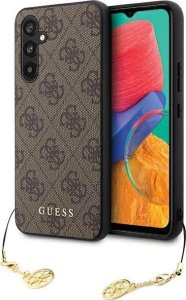 Guess Etui Guess GUHCS23FEGF4GBR Samsung Galaxy S23 FE hardcase 4G Charms Collection brązowy/brown 1