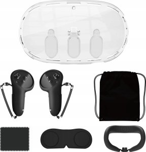 JYS Zestaw Akcesoria Osłona Ochrona Etui Case Do Gogli Okularów Vr Meta Quest 3 / Mq011 2