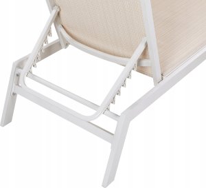 Beliani Leżak ogrodowy beżowy CATANIA II 6