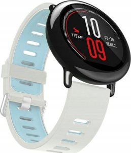 Beline Beline pasek Watch 20mm Double Color Silicone biało-niebieski white/blue box 1