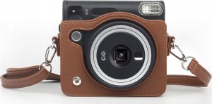 Pokrowiec LoveInstant Futerał Etui Pokrowiec Case Do Fuji Fujifilm Instax Square Sq40 Sq 40 / Brązowy 2