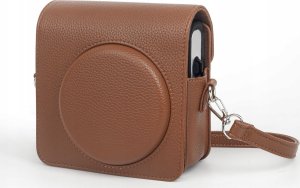 Pokrowiec LoveInstant Futerał Etui Pokrowiec Case Do Fuji Fujifilm Instax Square Sq40 Sq 40 / Brązowy 4
