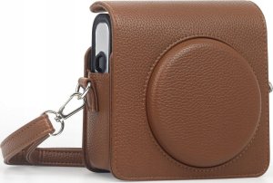 Pokrowiec LoveInstant Futerał Etui Pokrowiec Case Do Fuji Fujifilm Instax Square Sq40 Sq 40 / Brązowy 5
