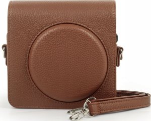 Pokrowiec LoveInstant Futerał Etui Pokrowiec Case Do Fuji Fujifilm Instax Square Sq40 Sq 40 / Brązowy 10