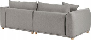 Beliani Sofa 3-osobowa jasnoszara LUVOS 3