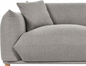 Beliani Sofa 3-osobowa jasnoszara LUVOS 4