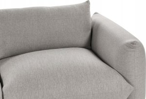 Beliani Sofa 3-osobowa jasnoszara LUVOS 5